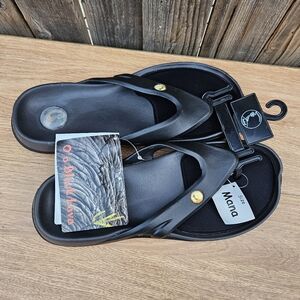 O,o Black Lava Sandals Men Size 11